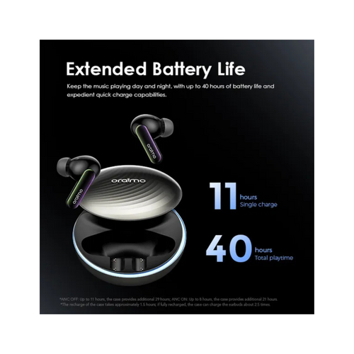 Oraimo SpaceBuds Hybrid ANC TWS Earbuds (OTW-630)